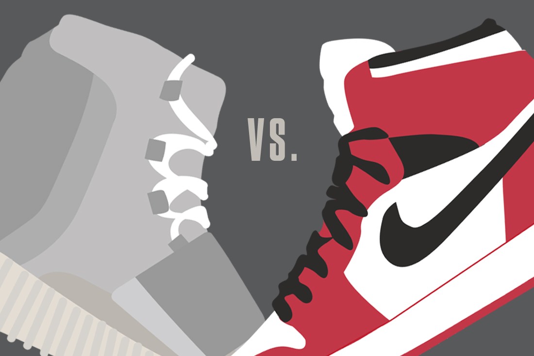 Yeezy Boost vs Air Jordan