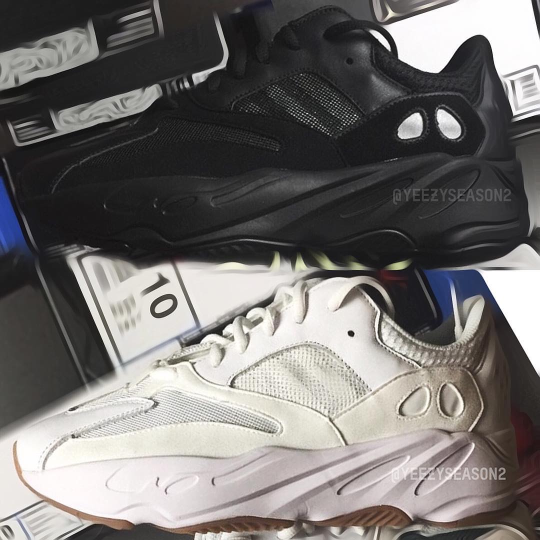 First look at the adidas Yeezy Boost 700 Black & White - 3