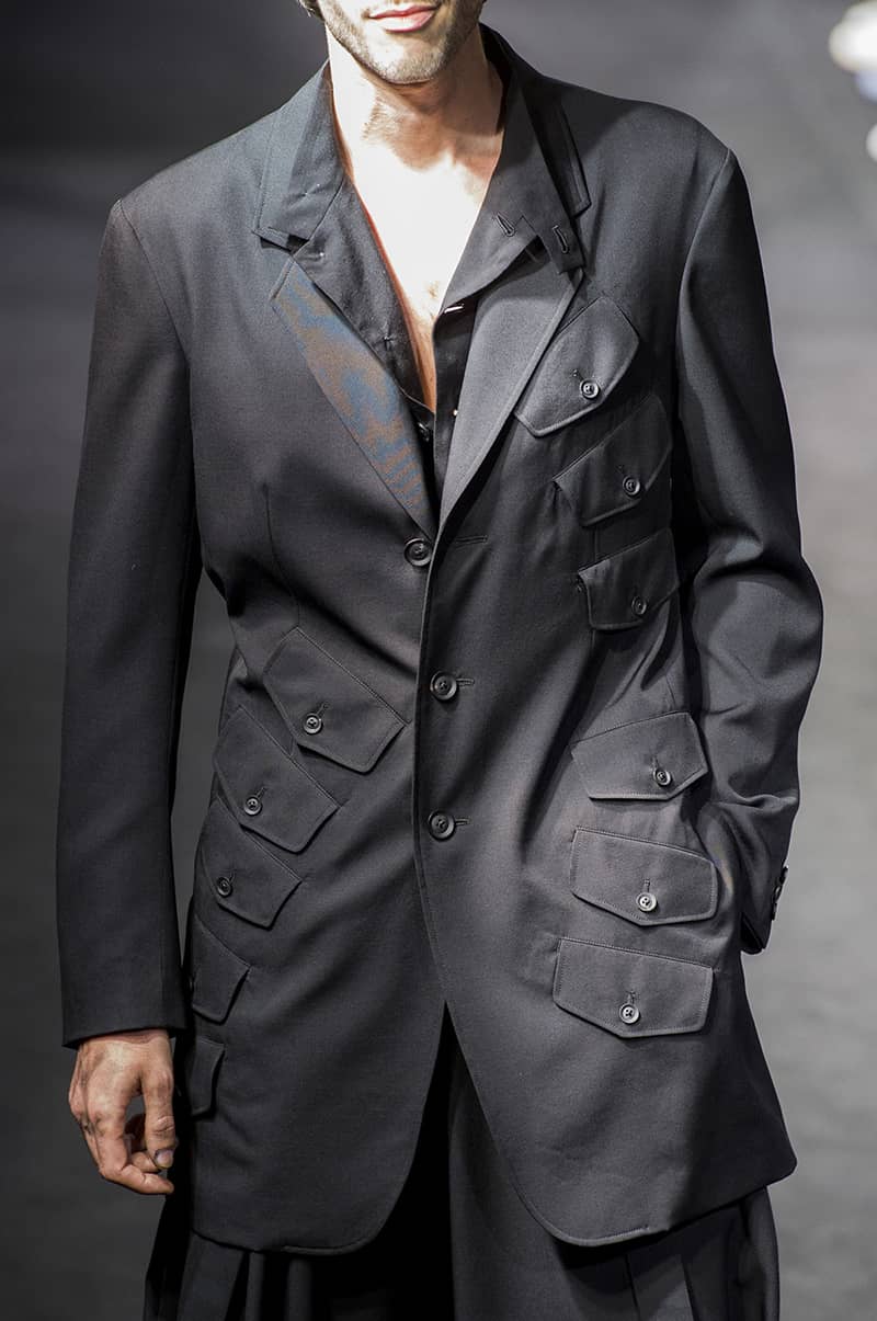 Yohji Yamamoto SS19 Menswear Fashion Show Detail Look-4