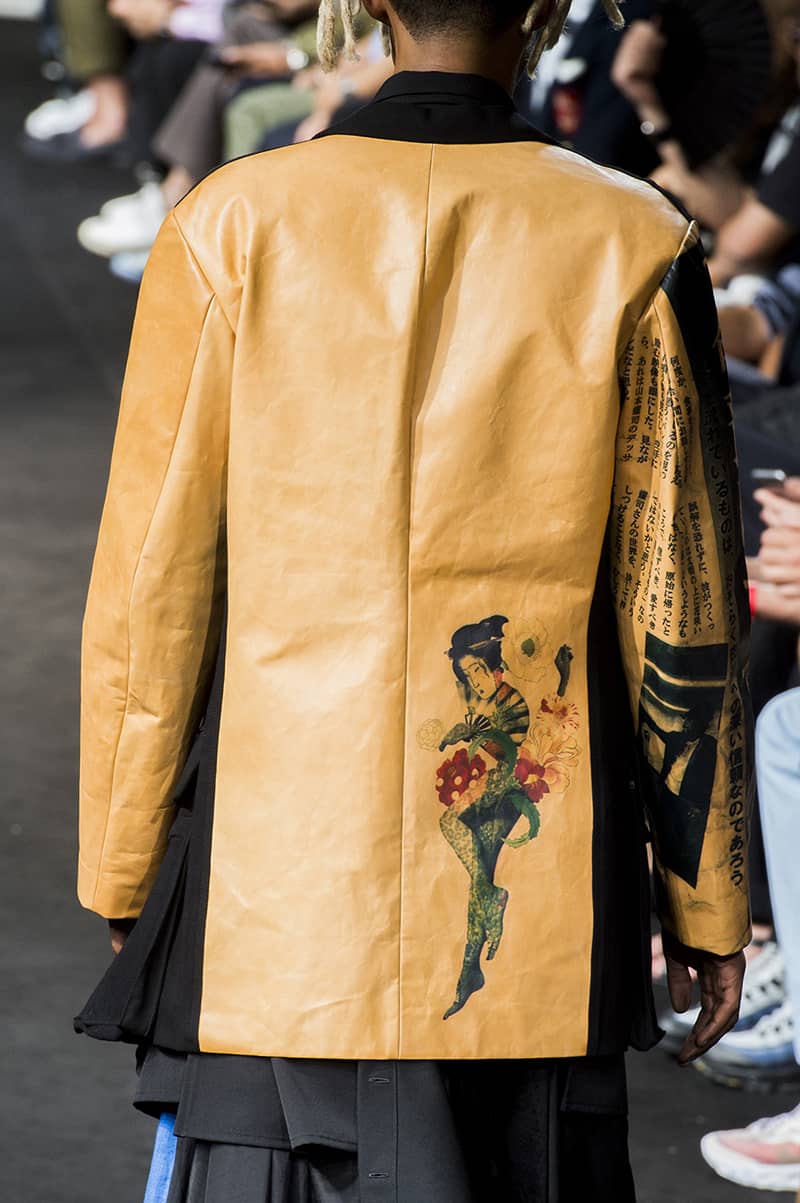 마스터 오브 쉐도우, 요지 야마모토 SS19 남성복 패션쇼 디테일 룩(Yohji Yamamoto SS19 Menswear Fashion Show Detail Look) 37