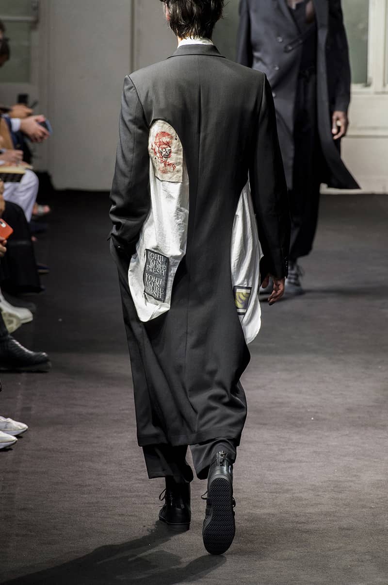 Yohji Yamamoto SS19 Menswear Fashion Show Detail Look-7