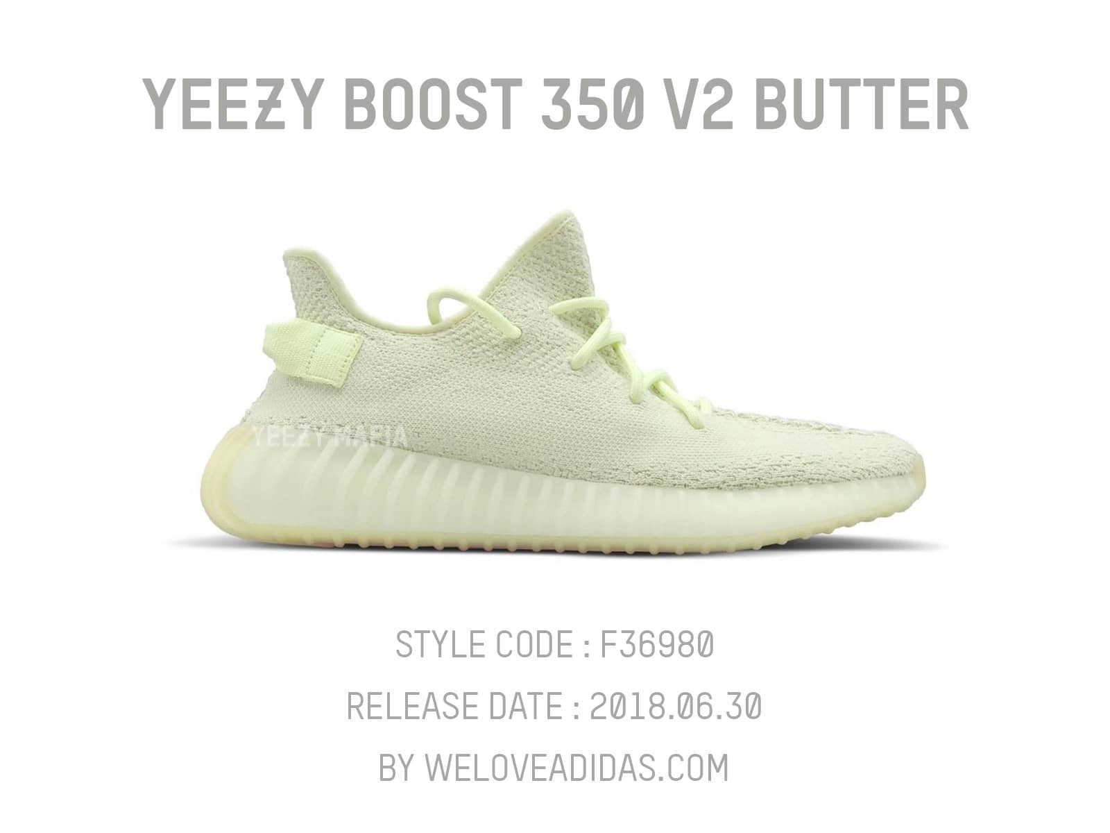 adidas Yeezy Boost 350 V2 Butter Release 30th June 2018