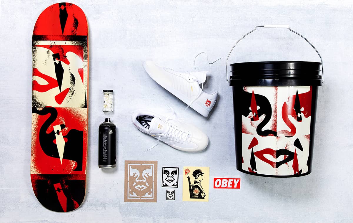 Shepard Fairey x adidas Originals Skateboarding Samba ADV Special Package - 1