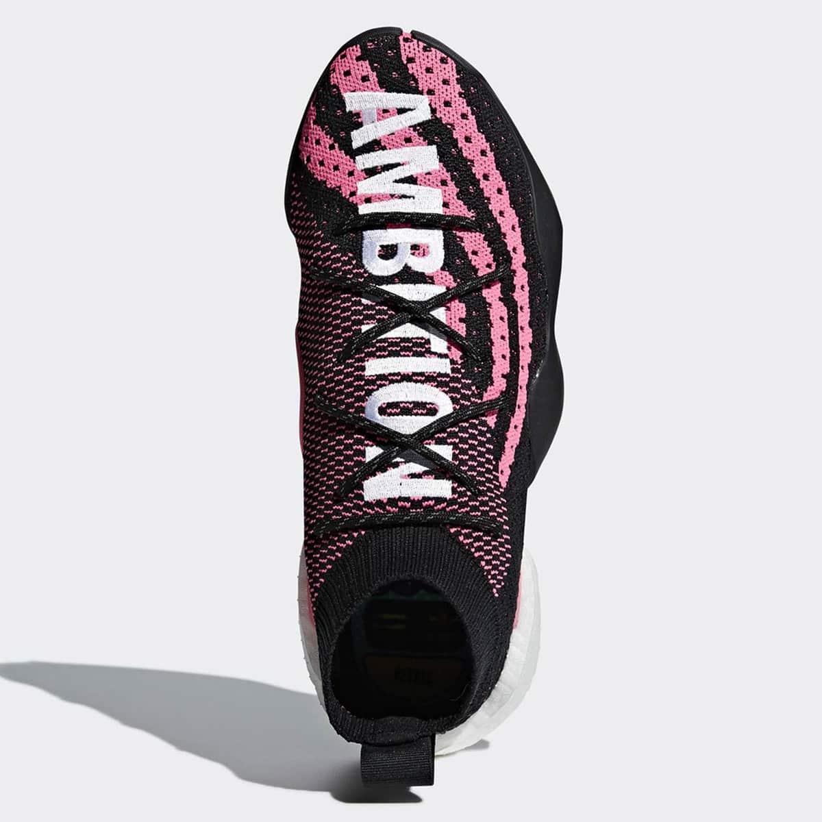 Pharrell Williams x adidas Originals Crazy BYW LVL X PW, Pink/Black, G28182-2