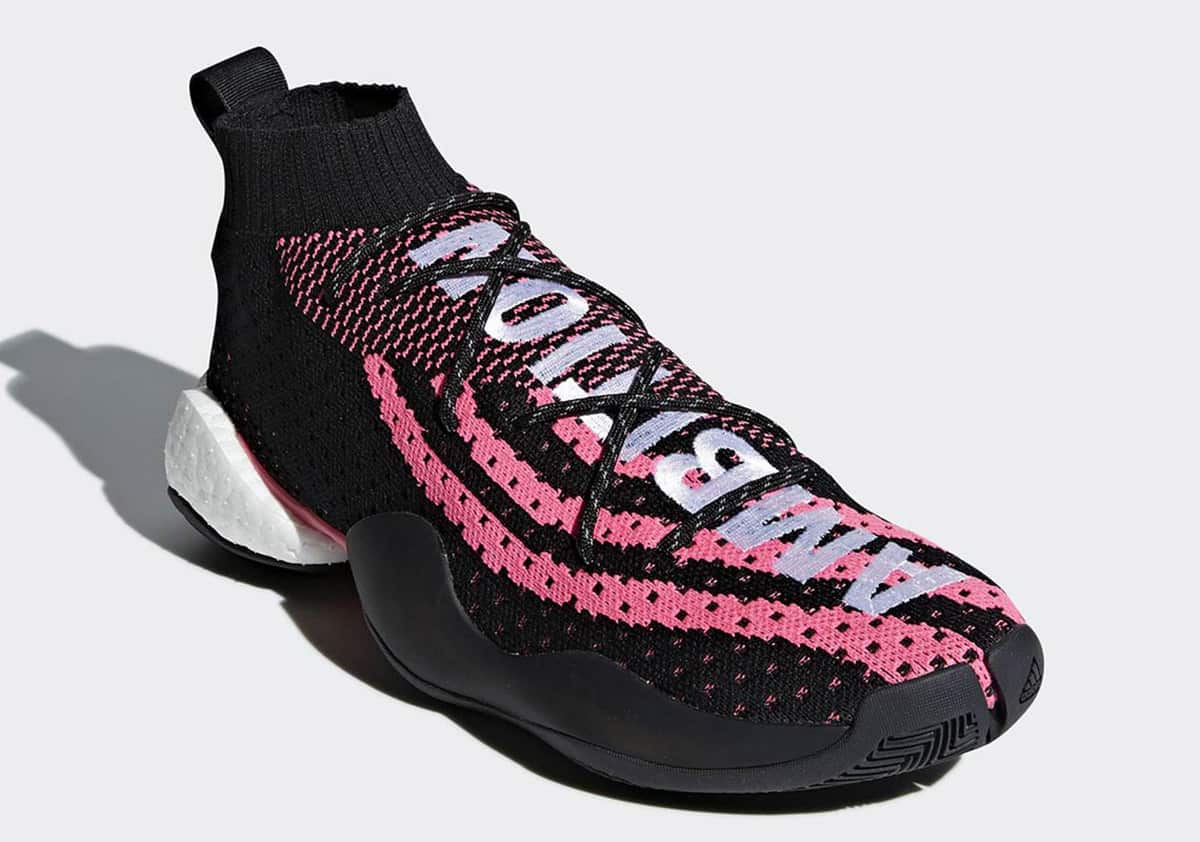 Pharrell Williams x adidas Originals Crazy BYW LVL X PW, Pink/Black, G28182-4