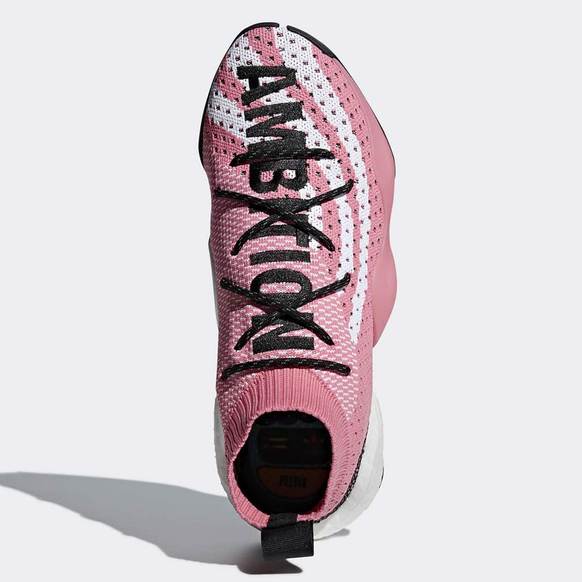 Pharrell Williams x adidas Originals Crazy BYW LVL X PW, Pink/White, G28183-2