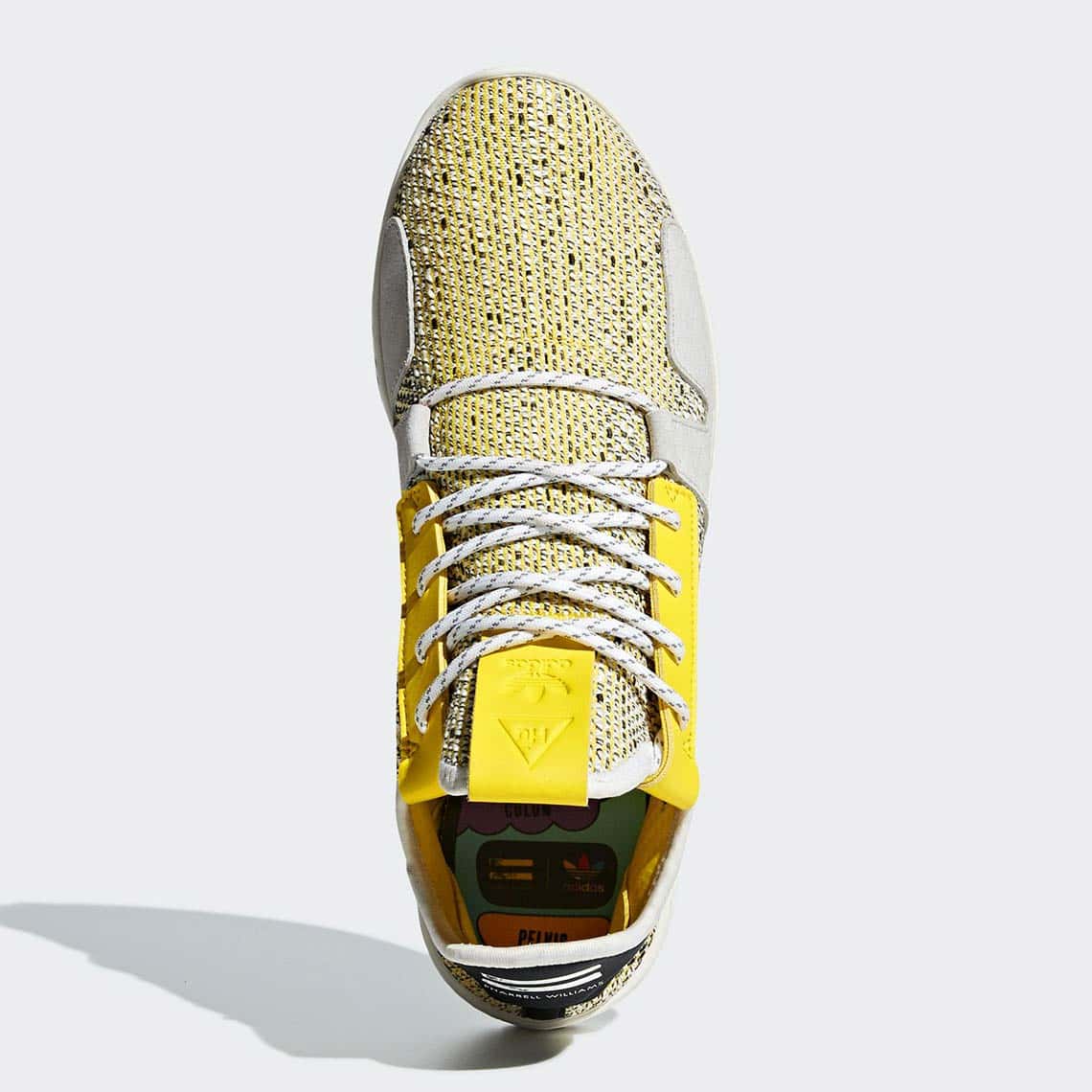 Pharrell Williams x adidas Originals Tennis Hu V2 Yellow, BB9453-5