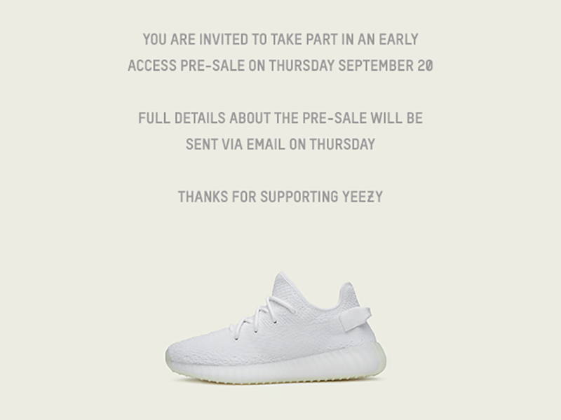 Early Access Yeezy Boost 350 V2 Triple White Info by adidas