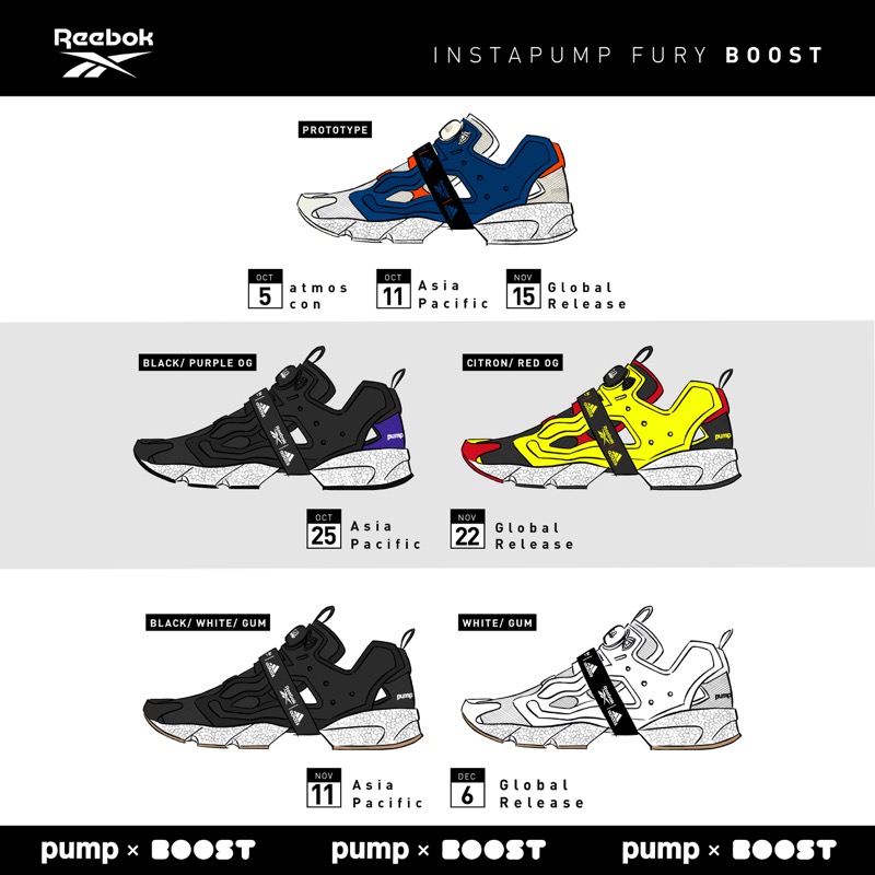 Reebok x adidas Instapump Fury Boost Calendar