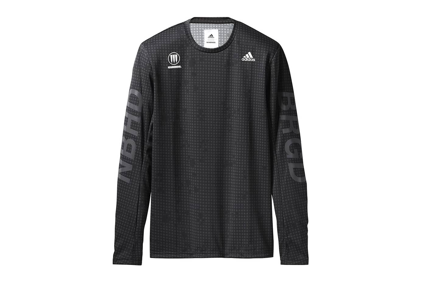네이버후드 x 아디다스 런 시티 팩(NEIGHBORHOOD x adidas Run City Pack) 16 네이버후드 x 아디다스 런 롱 슬리브 탑(NEIGHBORHOOD x adidas Run Long Sleeve Top)-FQ6818