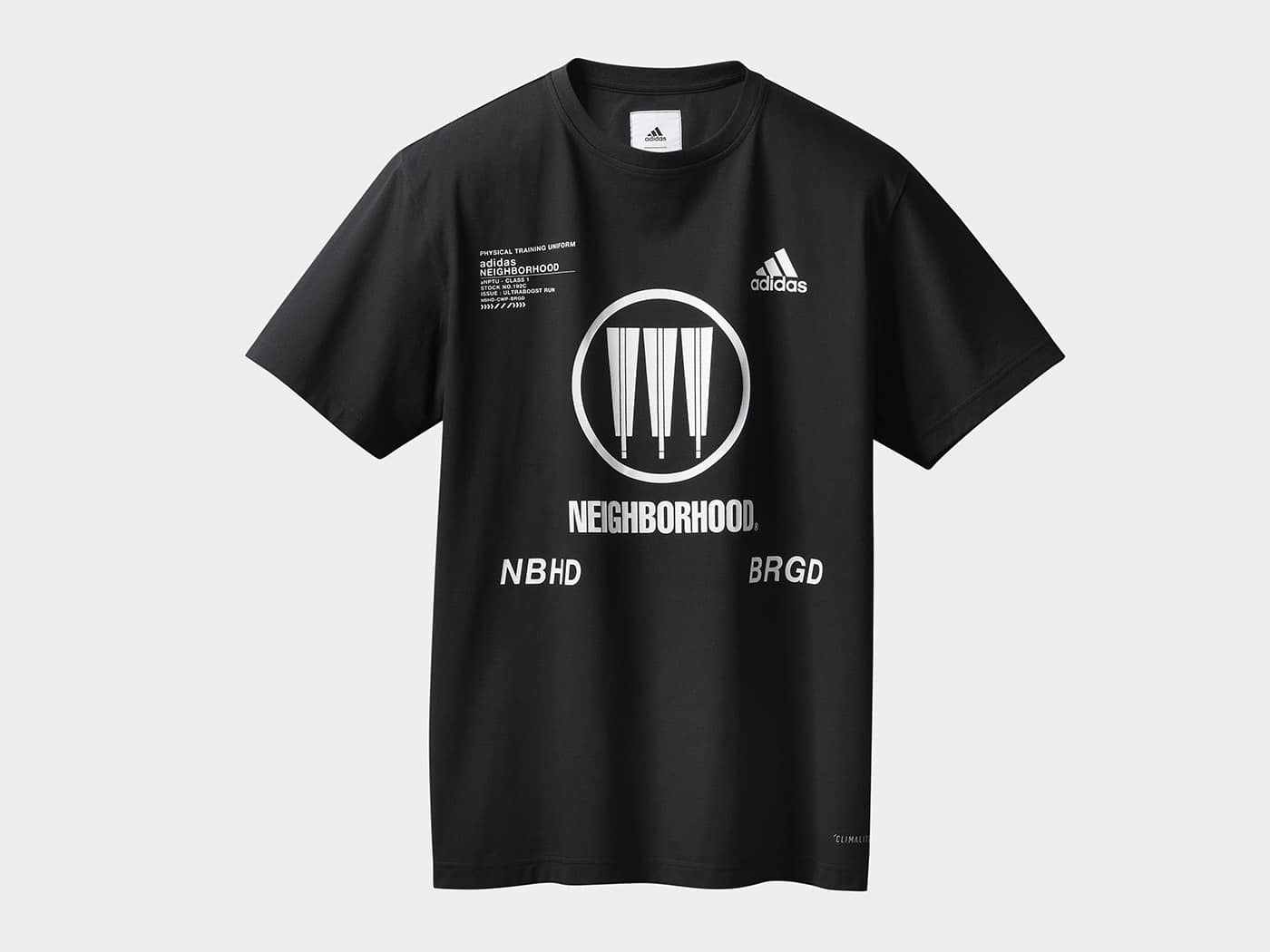 네이버후드 x 아디다스 런 시티 팩(NEIGHBORHOOD x adidas Run City Pack) 17 네이버후드 x 아디다스 티셔츠(NEIGHBORHOOD x adidas Tee)-FQ6816