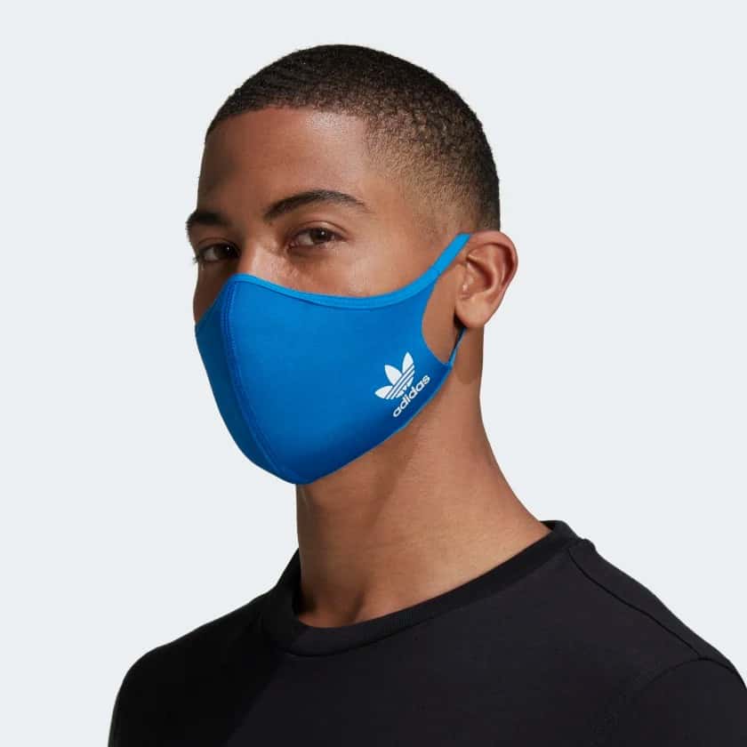 아디다스 페이스 커버 마스크 블루(adidas Face Mask Cover Blue)
