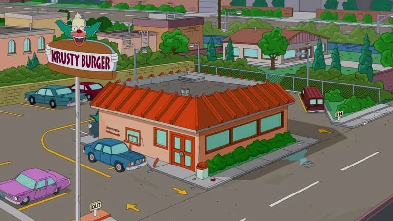 크러스티 버거 in 유니버셜스튜디오 헐리우드(Krusty Burger in Univversal Studio Hollywood)