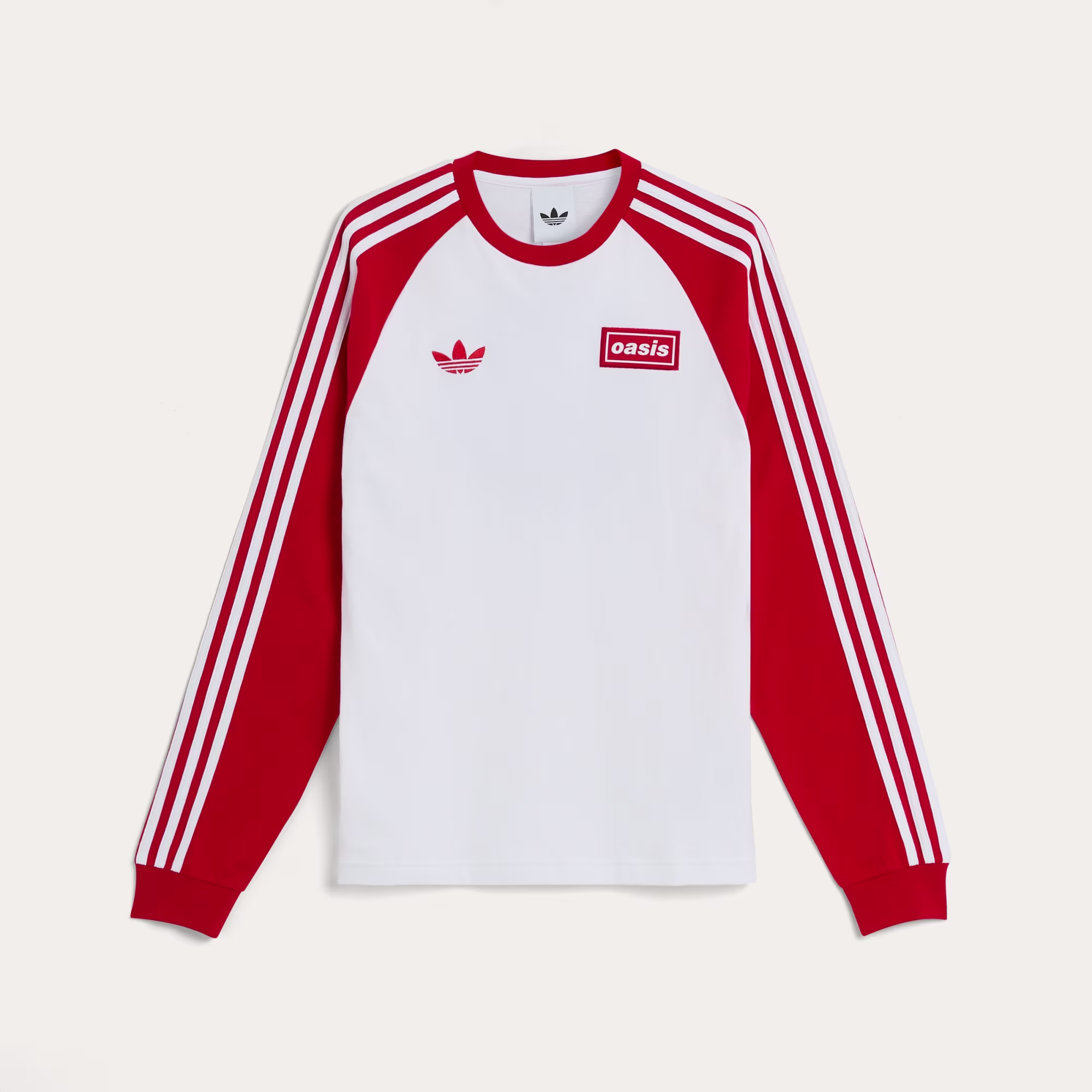 아디다스 x 오아시스 투어 긴팔 티셔츠(adidas x Oasis tour long sleeve) white/
product code: KK9119