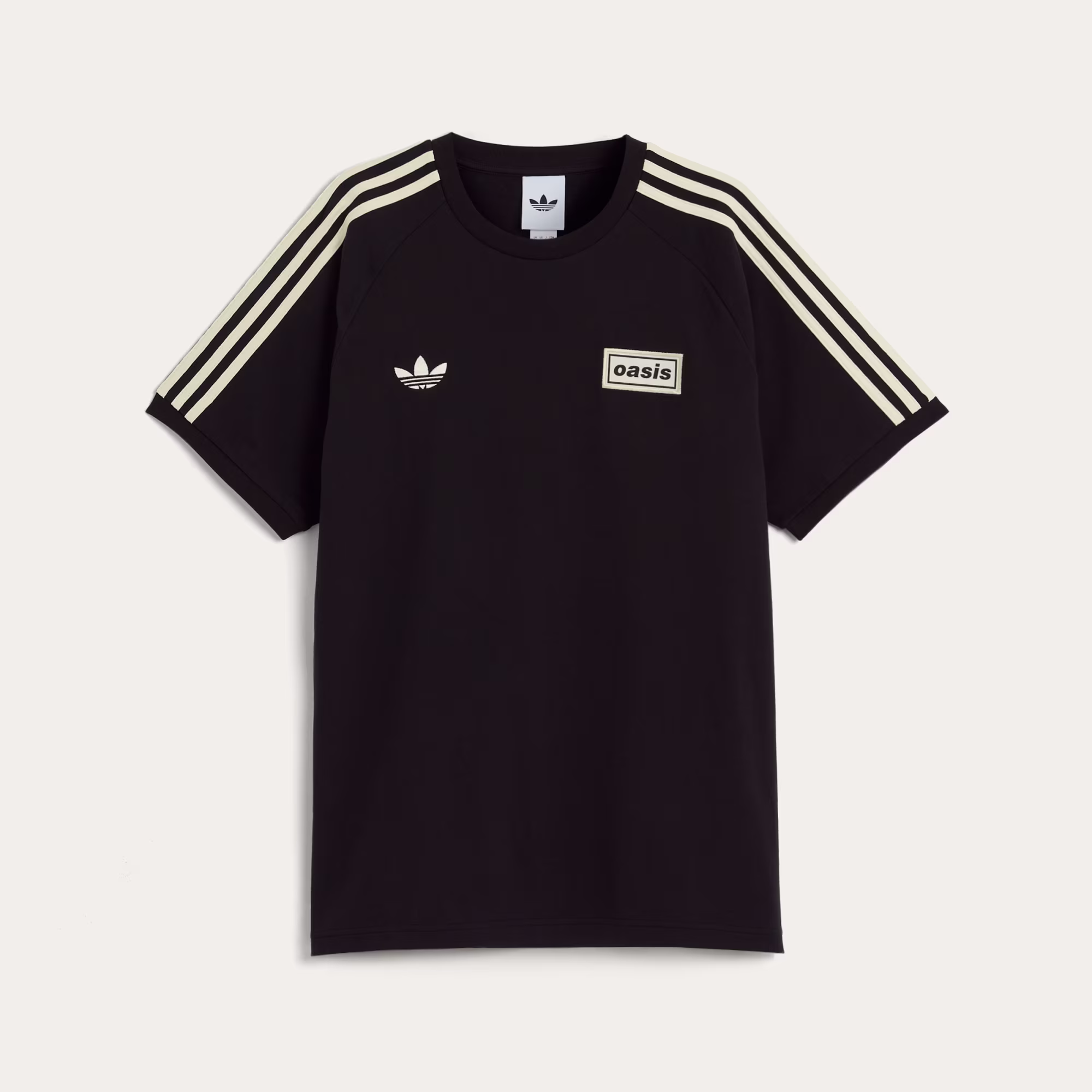아디다스 x 오아시스 투어 3-스트라이프 티셔츠(adidas x Oasis tour 3-stripes tee)/
product code: KT3445