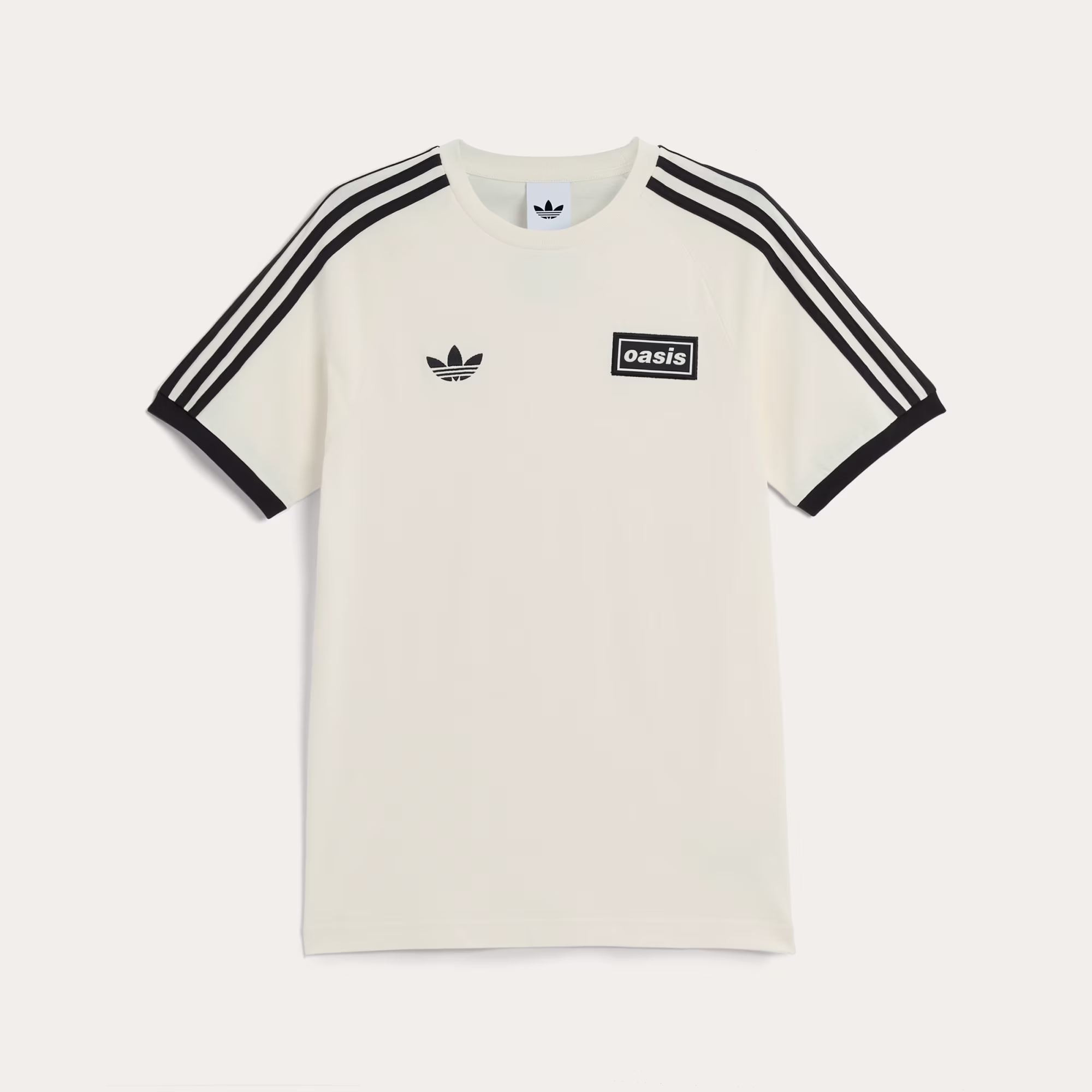 아디다스 x 오아시스 투어 3-스트라이프 티셔츠(adidas x Oasis tour 3-stripes tee)/
product code: KT3446